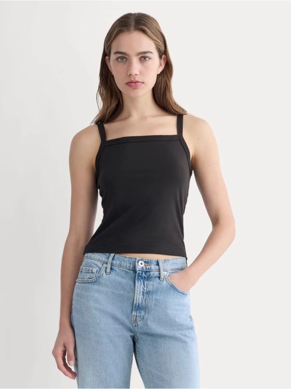 Everlane Essential Square Neck Tank